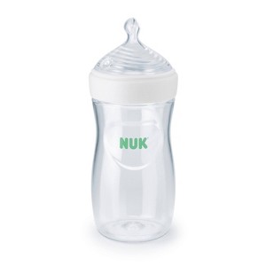 NUK Simply Natural Bottle with SafeTemp - Neutral - 9oz - 1 of 4