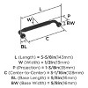 Amerock Collet Pull for Cabinets, Drawers, and Furniture - 3 of 4