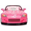 Suki's 2001 Honda S2000 Convertible Pink with Graphics "Fast & Furious" Movie 1/24 Diecast Model Car by Jada - 3 of 4