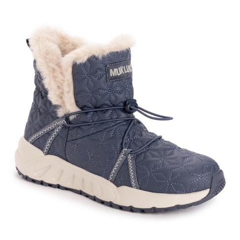 Muk Luks Women's Jasmine Jade Boots, Midnight Blue, 7 : Target