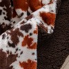 50"x60" Printed Fur to Faux Shearling Textured Throw Blanket - Sutton Home Fashions - 4 of 4