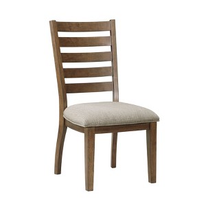 NicBex Dining Chair Set of 2 Kitchen Traditional Style Side Chairs with Cushion Seats and Wood Legs for Dining Room,Brown - 1 of 4