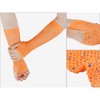 INSPIRE CHIC Women's Long Elastic Mesh Rhinestone Cosplay Net Half Finger Sleeves Gloves for Female Dance Party 1Pair - 3 of 4