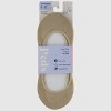 Peds Women's 2pk Extended Size Microfiber Liner Socks - 8-12 - 2 of 3