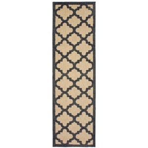Oriental Weavers Cayman 660N9 Sand/ Charcoal Indoor/Outdoor Area Rug - 2'3" x 7'6" - 1 of 4