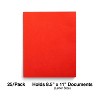 Staples School Grade 2 Pocket Folder with Fasteners Orange 25/BX 27543-CC - 2 of 4