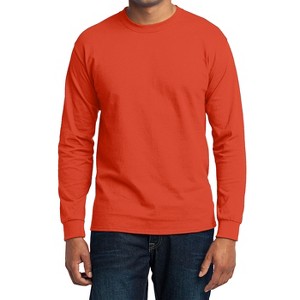 Mafoose Men's Comfortable Long Sleeve Lightweight Core Blend T-shirt - 1 of 4