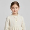 Guili 14K Gold Plated with Mother Of Pearl Celestial Star and Crescent Moon Pendant Necklace For Kids - 3 of 3