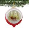 Bethany Lowe 3.75 In Retro Deer Indent Ornament Christmas Snow Scene Tree Ornaments - 3 of 3