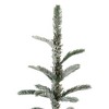 Northlight Real Touch™️ Slim Flocked Nordmann Fir Artificial Christmas Tree - Unlit - 9' - 4 of 4