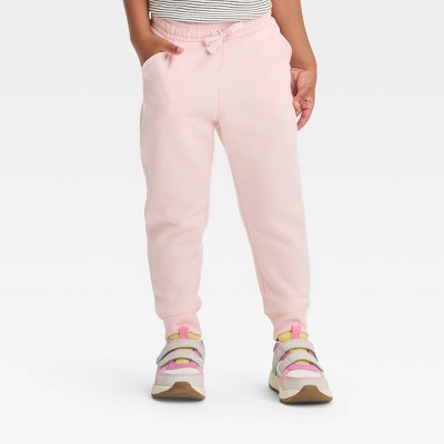 Girls' Cozy Jogger Pants - Cat & Jack™ Solid Black XS