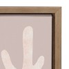 18" x 24" Sylvie Desert Shapes by Sarah Eisenlohr Framed Wall Canvas Gold - Kate & Laurel All Things Decor - 3 of 4