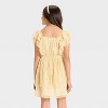 Girls' Floral Tiered Chiffon Dress - Cat & Jack™ - 2 of 3