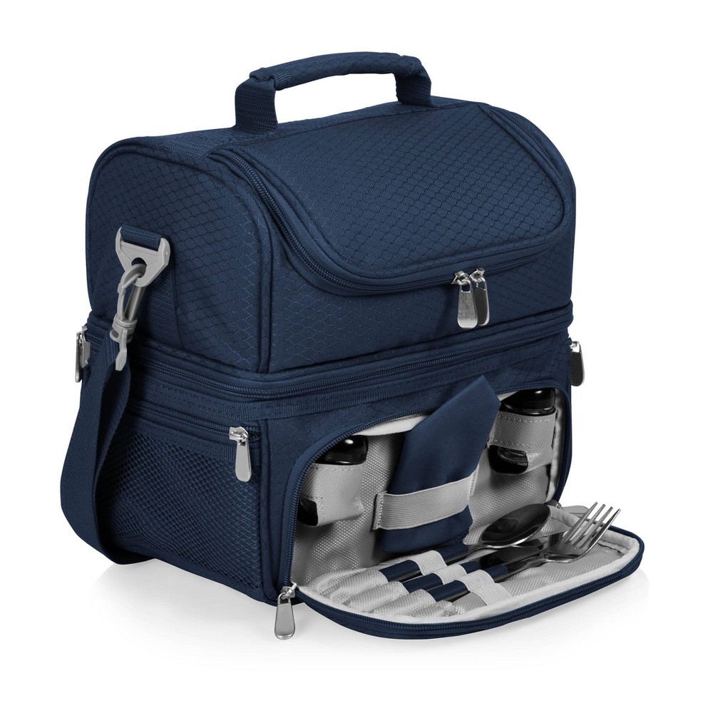 Photos - Serving Pieces Oniva Pranzo Lunch Bag Cooler with Utensils - Navy Blue