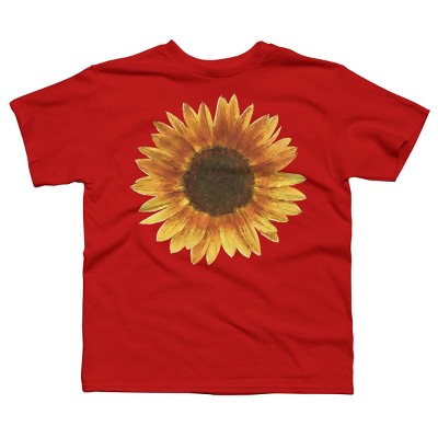 Boy's Design By Humans Sunflower By Maryedenoa T-Shirt