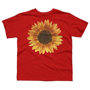 Boy's Design By Humans Sunflower By Maryedenoa T-Shirt - 1 of 3
