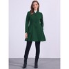 INSPIRE CHIC Women's Single Breasted Long Sleeve Mid-Long Winter Coat - 3 of 4
