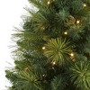 Nearly Natural 5-ft North Carolina Mixed Pine Artificial Christmas Tree with 200 Warm White LED Lights, 711 Bendable Branches and Pinecones - 3 of 4