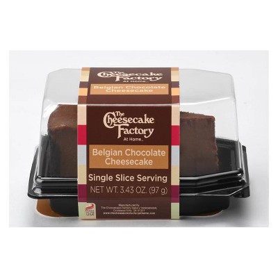 The Cheesecake Factory Single Serve Belgian Chocolate Frozen Cheesecake - 3.43oz