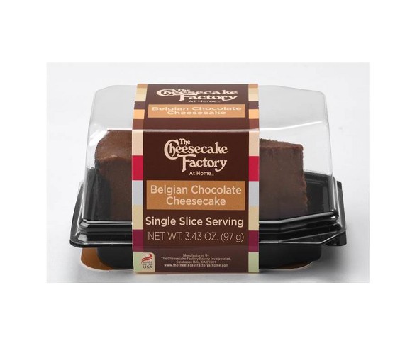 The Cheesecake Factory Single Serve Belgian Chocolate Frozen Cheesecake - 3.43oz