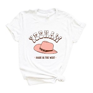 Simply Sage Market Women's Yeehaw Made In The West Short Sleeve Graphic Tee - 1 of 3
