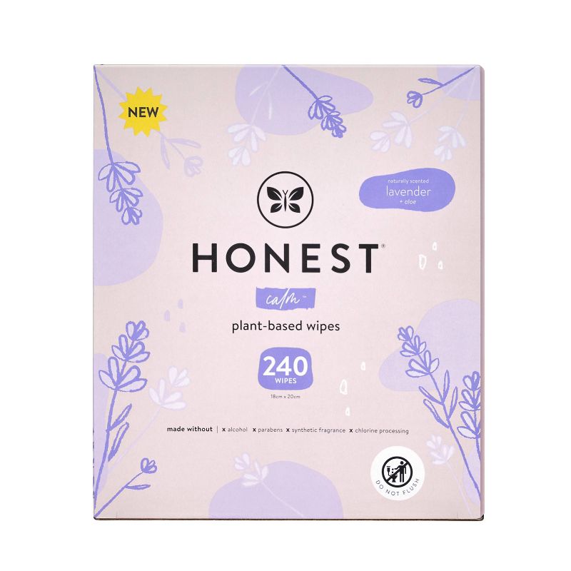 The Honest Company Calm + Cleanse Plant-Based Baby Wipes - Lavender, 3 of 7