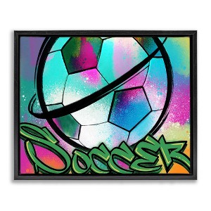 Stupell Industries Urban Sports Soccer Ball, 17" x 21" - 1 of 4