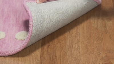 Cozy Haven Hand-Tufted Wool Kids Rug in Gray, 4' x 6'