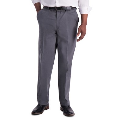 Haggar Men's Iron Free Premium Khaki Classic Fit Flat Front Pant