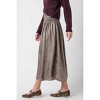 Women's Metallic Smocked Waist Skirt - MIOU MUSE - 2 of 3