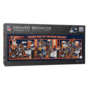 NFL Denver Broncos Game Day in the Dog House Puzzle - 1000Pc - 1 of 3