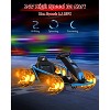 Ride On Go Kart for Kids, 24V 9Ah Battery 2x300W Motors, 8MPH Fast Drifting Circling Car, Electric Ride Toy Slow Start Function, Music, Horn - 4 of 4