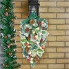 Collections Etc Lighted Holly Berry Pine Holiday Swag, Battery-Operated with 6-hour Timer - 3 of 3