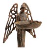 SPI Home Angel Bird Feeder in Cast Iron – Antique Outdoor Garden Accent with Sculpted Wings, 18" Tall - 3 of 3