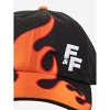 Fast & Furious Embroidered Flames Black Adjustable Hat - 3 of 4