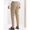 Lars Amadeus Men's Dots Pattern Slim Fit Flat Front Pants - 3 of 4