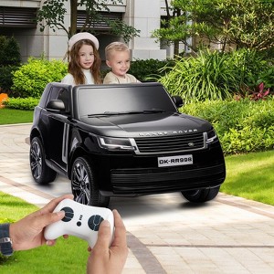 Jojoka 24V 2-Seater Ride On Car w/Parent Remote Control, 3 Speeds, Wireless Music, Spring Suspension, Led Lights - 1 of 4