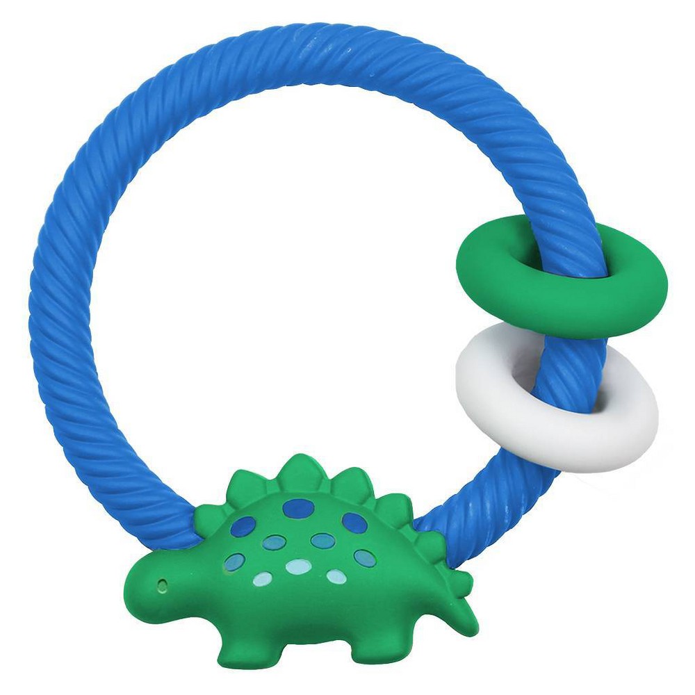 Photos - Bottle Teat / Pacifier Itzy Ritzy Ring Rattle & Teether - Dino 