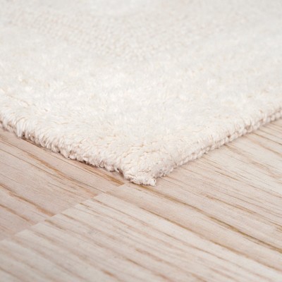 Ivory Cotton Reversible Bath Mat Set - 2 Pieces