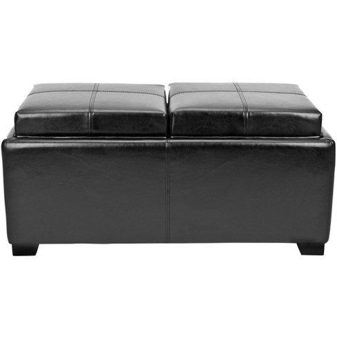 Harrison Double Tray Storage Ottoman Safavieh Target