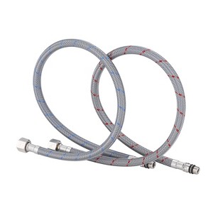 WOWOW 3/8 in. Female Compression x M10 Male Connector x in. Braided Nylon Faucet Connector - 1 of 4