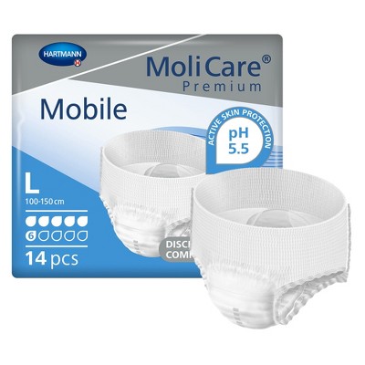 MoliCare Premium Mobile 6D Disposable Underwear, Moderate