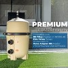 XtremepowerUS Maximum Clean Inground Swimming DE Pool Filter 48 sq. ft, Beige - 2 of 4