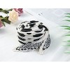 Allegra K Women's Polka Dot Pleated Neck Scarf Rhombus Handkerchief 40x18 inches(LxW) 1 Pc - 2 of 4