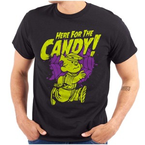 Dennis Cartoon Here For The Candy Graphic T Shirt Men or Women Brisco Brands - 1 of 4
