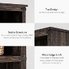 Farmhouse Bookshelf with Storage Open Display Shelves, Wooden Bookcase, Home Decor Furniture for Office, Living Room, Bedroom - 3 of 4