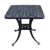 NicBex Modern 21" Square Outdoor Side End Table with Storage,Patio Aluminum Outdoor Patio Coffee Table for Garden,Poolside - 3 of 4