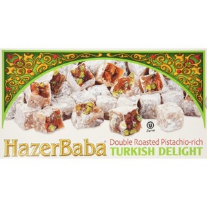 Hazer Baba Turkish Delight Double Roasted Pistachio-rich 350 g (12.25 oz) by Hazer Baba [Foods] (12.25 Ounce (Pack of 1)) - 1 of 4