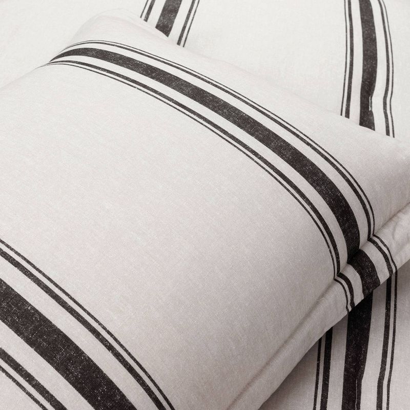Farmhouse Stripe Reversible Cotton Comforter & Sham Set - Lush D&#233;cor, 6 of 18