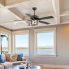 Airsurfer 52" Ceiling Fan with Reversible Motor & Memory Function,Ceiling Fan with 2 Bulb Bases,5 Plywood Blades,Remote Control Included - 2 of 4